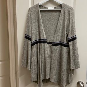 Funky cardigan with colorful detailing